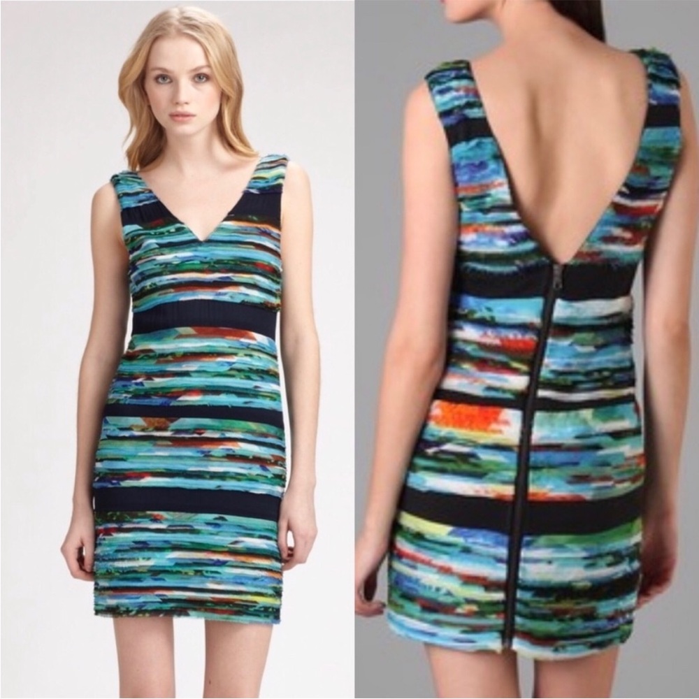 Rag & Bone Blue Watercolor Harley Dress